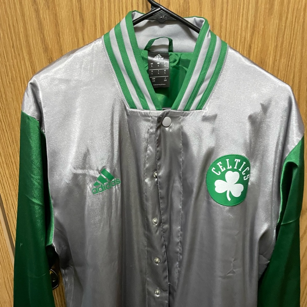 Celtics adidas warm up jacket